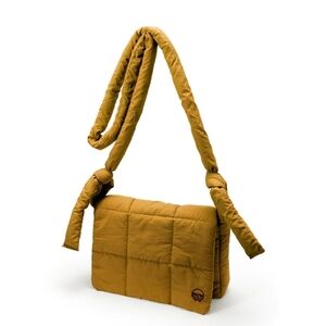 Stylish Mustard Quilted Shoulder Bag